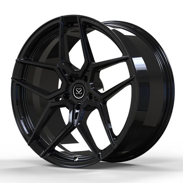 Gloss Black 1Piece Forged Aluminum Alloy Wheels 9.5Jx20 ET28 And 10.5Jx20 ET28 For BMW M8