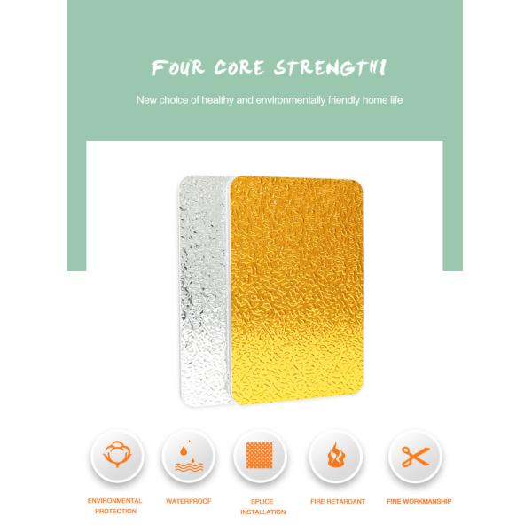 Fireproof Water Ripple Panel Wood Veneer Wall Panel Mould Proof