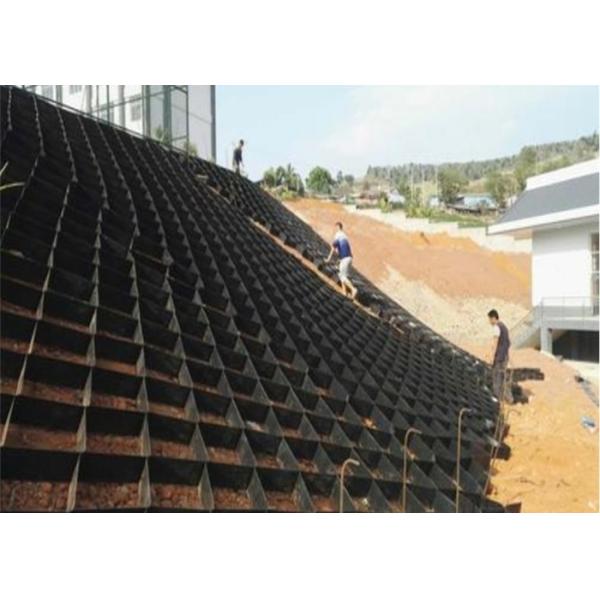Buy Gravel Grid 75mm Geocell Confinement System For Road Construction at wholesale prices
