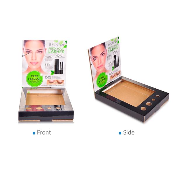 Corrugated Cardboard Countertop Displays , Cosmetic Cardboard PDQ Displays