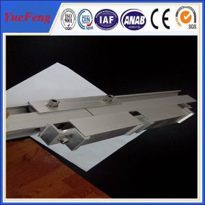 China 6060 / 6063 anodizing Aluminum Solar Rail of Solar Mounting Systems on sale