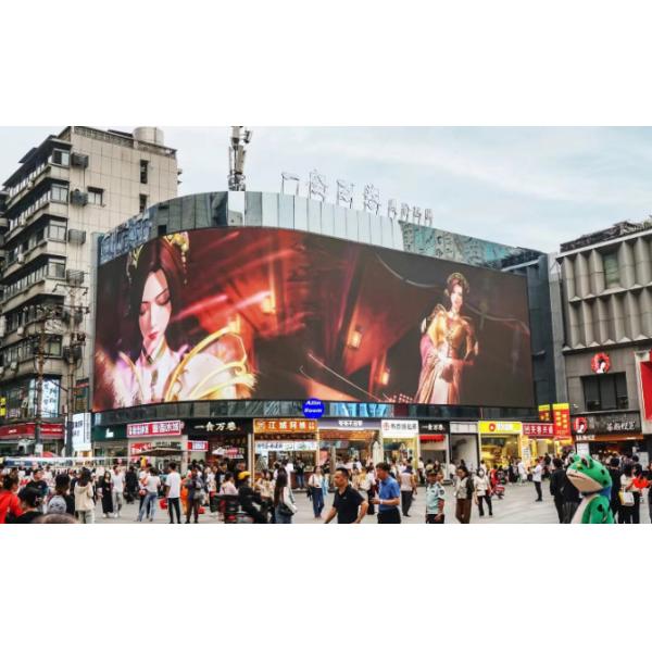 P4 Outdoor Advertising Full Color LED Poster Screen Iron/Steel Housing