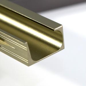 Custom G Shaped Aluminium Kitchen Cabinet Handles Hardware Zinc Plating