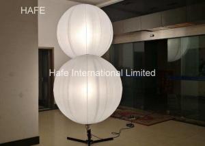 China Outdoor Advertising Inflatables Halogen Lighting Standing Tripus Balloon With Adjustable Pole on sale