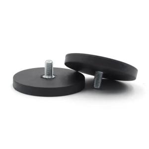 Round Abrasion Resistance Rubber Feet Pads for Furniture / Equipment