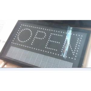 Led open sign with programmable display
