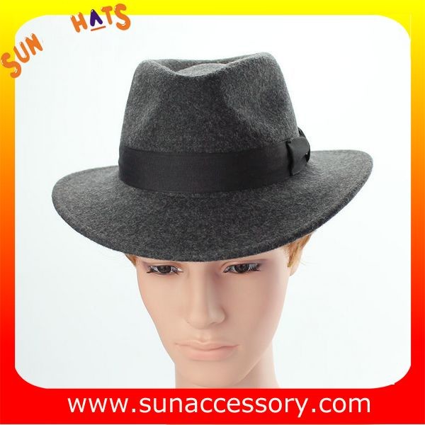 Vintage hot sale mid brim hats wholesale for ladies,100% Australia wool felt hats factory