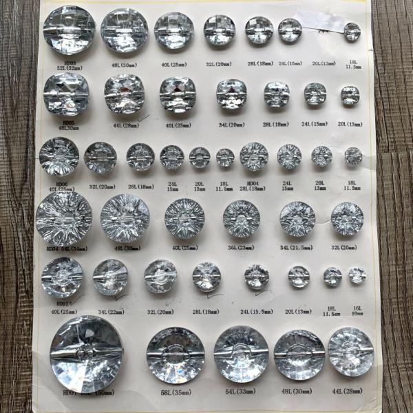 Wholesale china factory cheap price Nigeria Acrylic Buttons