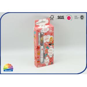 Toothbrush Packaging Folding Retail Hanging Box Biodegradable