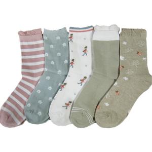 Ladies bright Patterned socks
