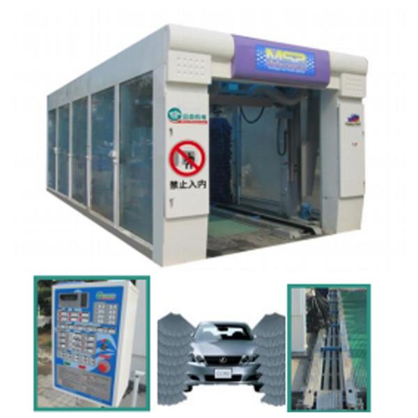 9 Brushes Fully Automatic Tunnel Car Wash Machine EVA Brushes Automated Car Wash