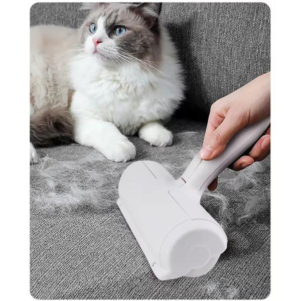 Reusable Pet Grooming Brush Couch Comb Self Cleaning Dog Hair Lint Roller Custom Logo