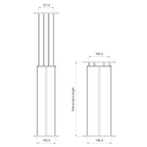 Electric Lifting Columns Actuator DC12V/24V 450KG For Workstation