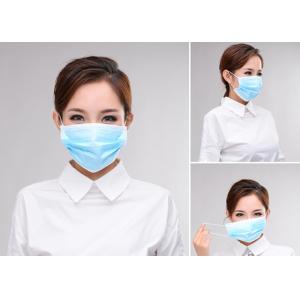 3 Layers Blue Non-woven Fabric Disposable Medical Face Mask 3 Ply Surgical Face