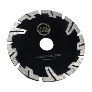 Protected Teeth Diamond Disc 125mm Blade Diameter for Cutting Marble Granite