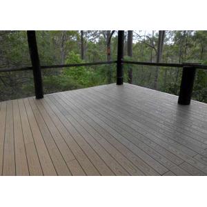 Quality Dimensional Stability Plastic Decking Boards , Recyclable Wood Plastic Composite Decking for sale
