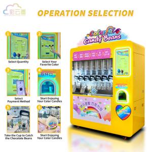 Quality Fully Automatic Candy Beans Vending Machine Removable Top Easy Refilling for sale