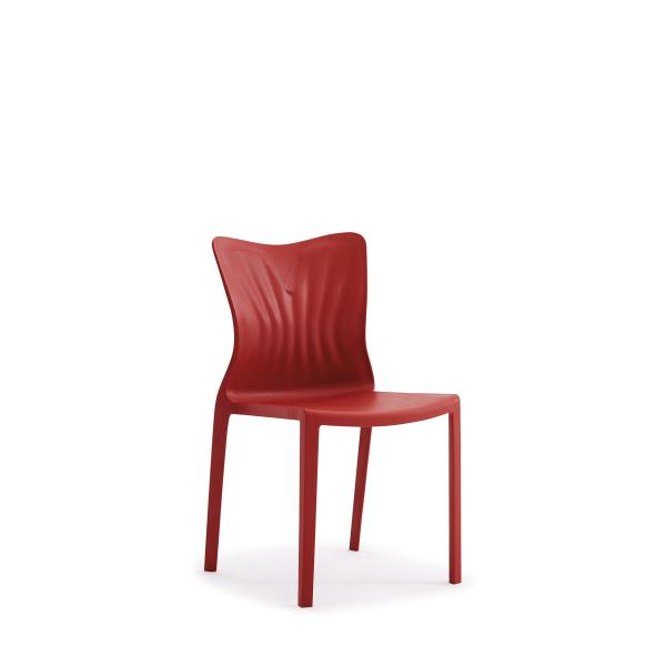 Buy Stackable Dining Office Waiting Room Chairs PP Plastic Modern at wholesale prices