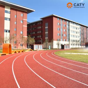 Customized Quick-Install Semi-Prefabricated Rubber Roll Sandwich Athletics Track