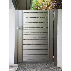 Courtyard Custom Aluminium Profile Gate Security Weather Resistant
