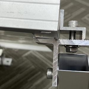 Adjustable Tilt Front Leg Rear Leg Aluminum Bracket for PV Solar Panel