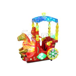 Royal Carriage Amusement Children Game Machine Metal + Glass Fibre Material