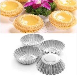 Cupcake Cake Cookie Aluminum Egg Tart Mold Pudding Mould Tin Baking