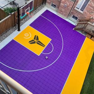 TPE Interlocking Sports Flooring Tiles for Basketball Court Multi-Sport Use