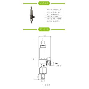 FLOWGUARD unloader valve VB1500 0-1500bar 40LPM