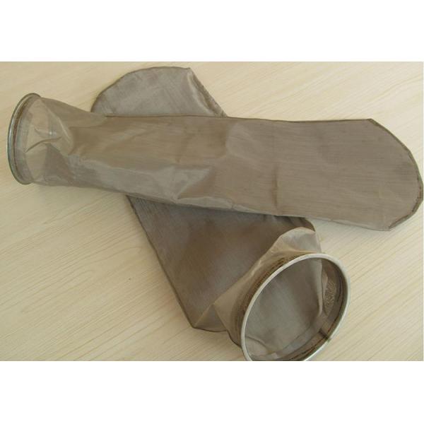 Durable Fine Stainless Steel Wire Mesh Filter Bags High Pressure Resistance