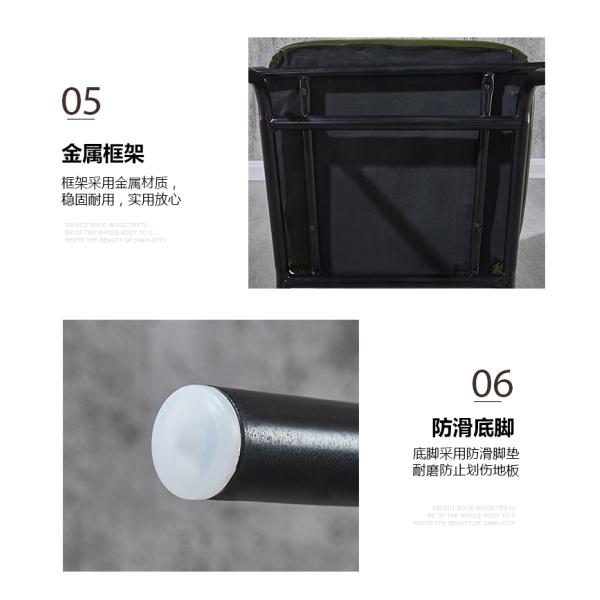 Metal Frame Restaurant Dining Room Chairs With Soft Leather Seats