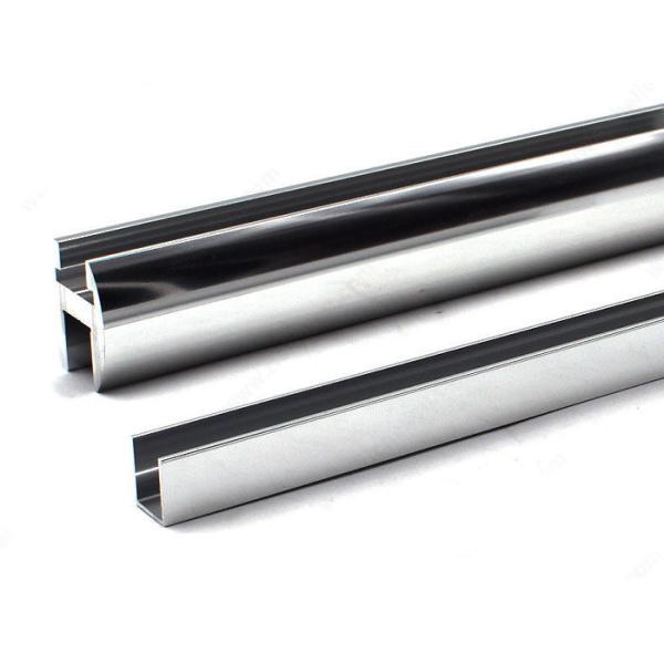 Shining Polishing Finish Aluminium Extrusion Profiles / Aluminum Profile For