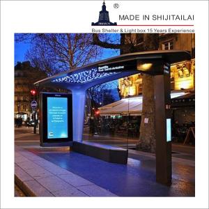 Quality Public Street 600mm Height ISO14001 Smart Bus Shelter for sale
