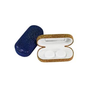 New Design Cute Contact Cases With Mirror PU Leather Eco - Friendly