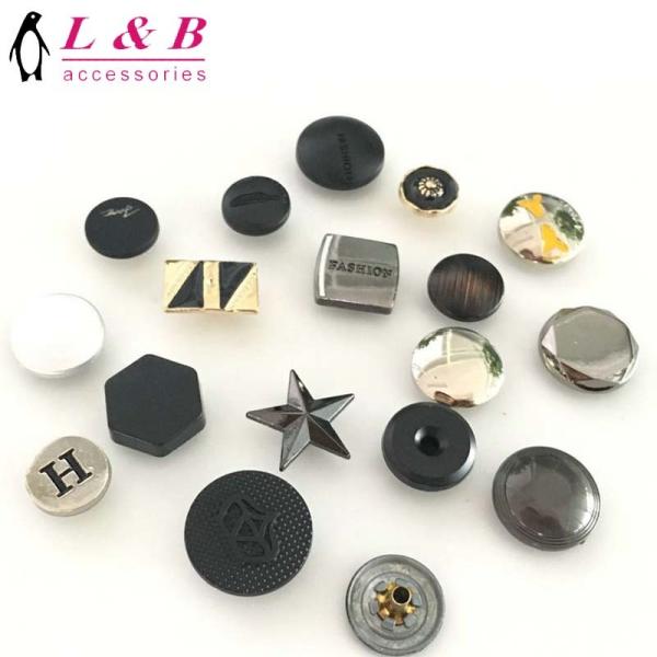 Manufacturer Wholesale Classic antique brass metal Jeans button for jeans