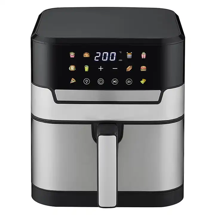 6L 7L Healthy Choice Digital Air Fryer Smart Heating Quickly Stainless Steel Oil Free Electric