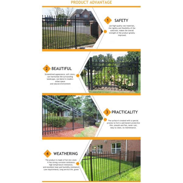 spear top steel fence 3