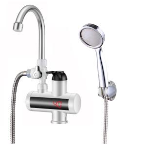 ABS Plastic 220v Bathroom Hot Water Tap 3000w fast electric heated basin tap