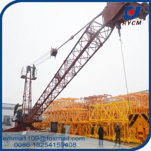 Quality 8000kg Roof Derrick Crane Install on the top Building for internal Tower Cranes for sale