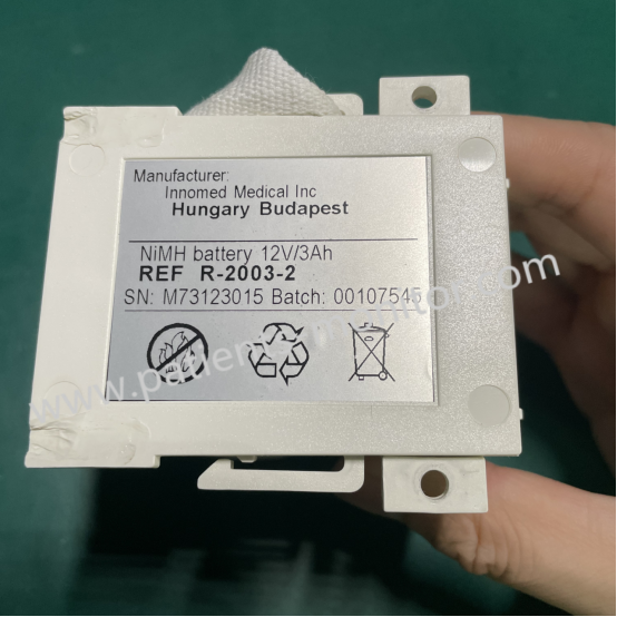 Innomed Medical Inc Cardio-Aid 200-B Defibrillator NiMH Battery REF R-2003-2 12V 3Ah New Original