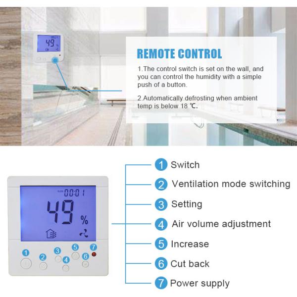 240L/D Ceiling Mounted Dehumidifier Industrial Grow Room Greenhouse Dehumidifiers for Indoor Swimming Pools