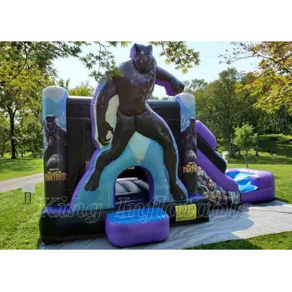 Batman Combo Inflatable Bouncer Blue With Slide Bouncy Castle Bounce House For