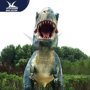 Water - Proof Outdoor Dinosaur / Spray Water And Smoke Vivid Animatronic