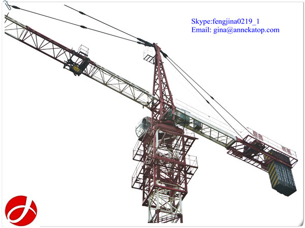 Buy Factory supply 8t QTZ80-6010 construction site tower crane at wholesale prices