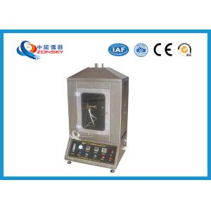 SUS 304 Flame Test Apparatus For Paper Plasterboard Fire Stability Combustion