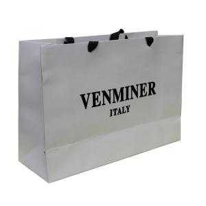 Customized Jrep 250g Paper Carrier Bag, Personalised Shopping Bags With Logo