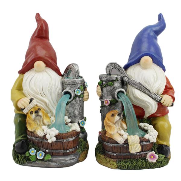 Buy Solar Light Crafts Panel Garden Statue Dwarf Solar Gift Lamp at wholesale prices