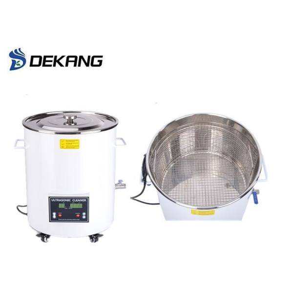 Industrial Parts Barrel Ultrasonic Blind Cleaning Machine 15 Liter 300W With