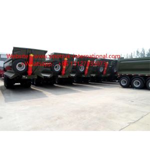 48CBM U-Type 3-Axle Semi-Dump Trailer for Construction