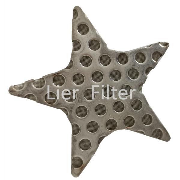 Multilayer Sintered Mesh Filter Sintered Silencer Flameproof Temperature